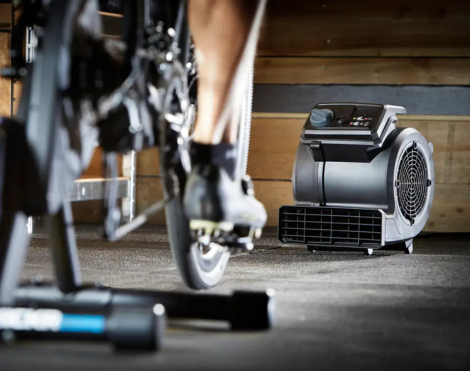 Cardio54 Fan with Low Operating Noise in a Pain Cave