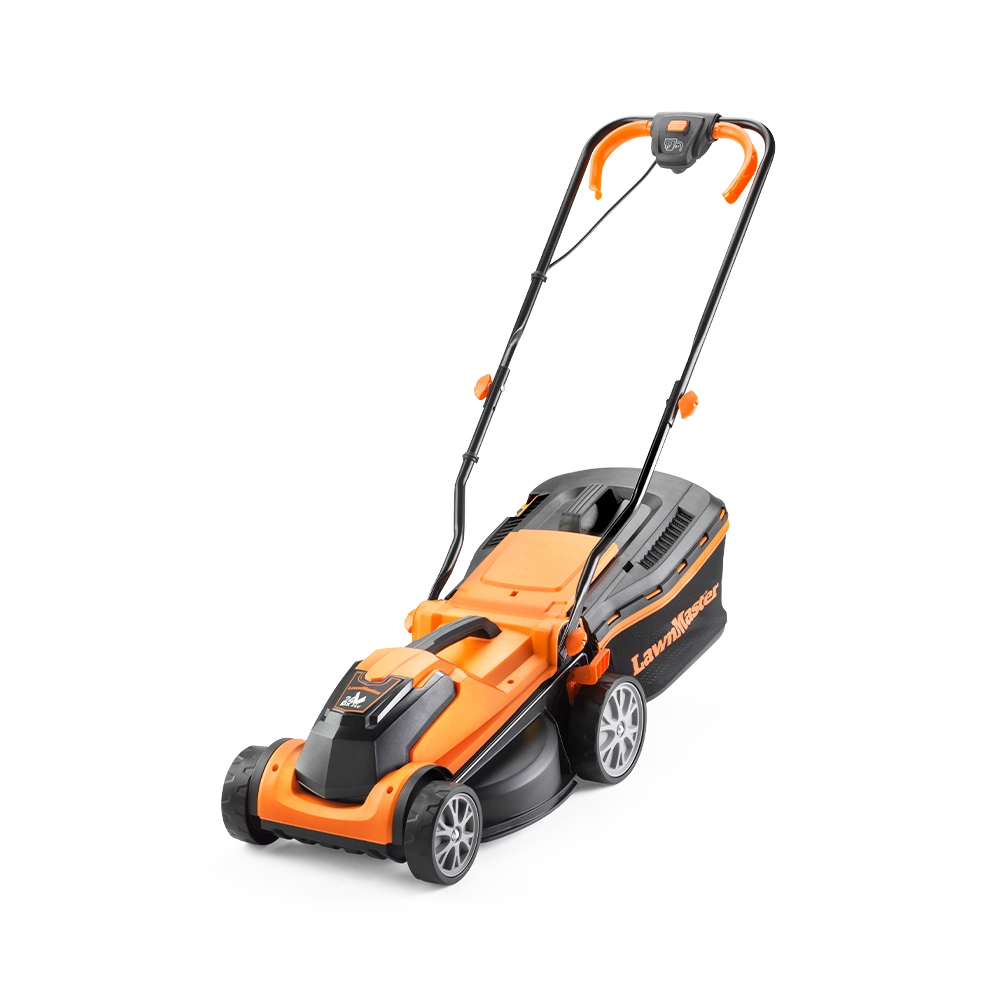 LawnMaster 24V 34cm Cordless Lawn Mower by Cleva Ireland - CLMF2434G-1-01