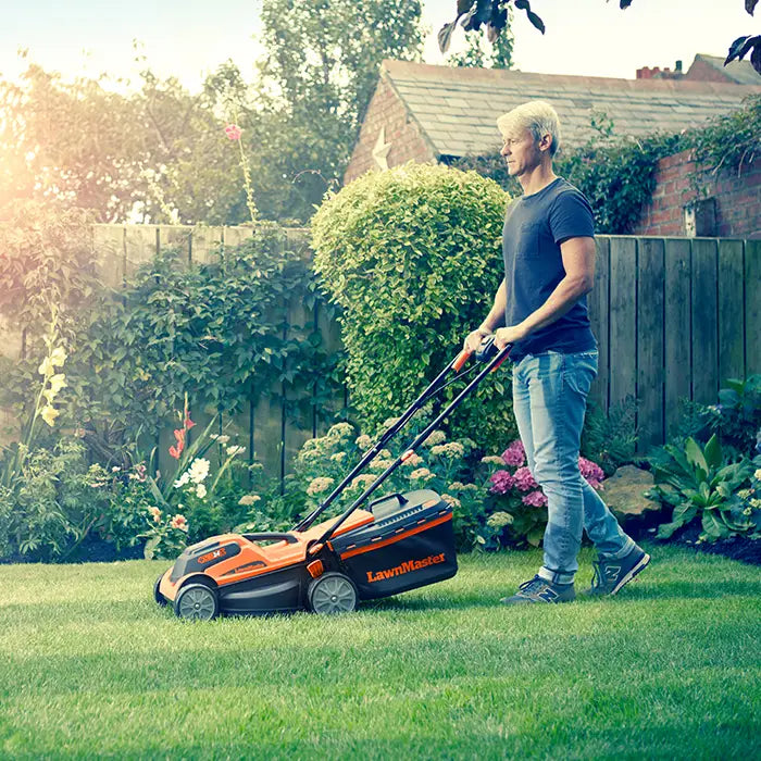 LawnMaster Cordless 34cm Lawn Mower