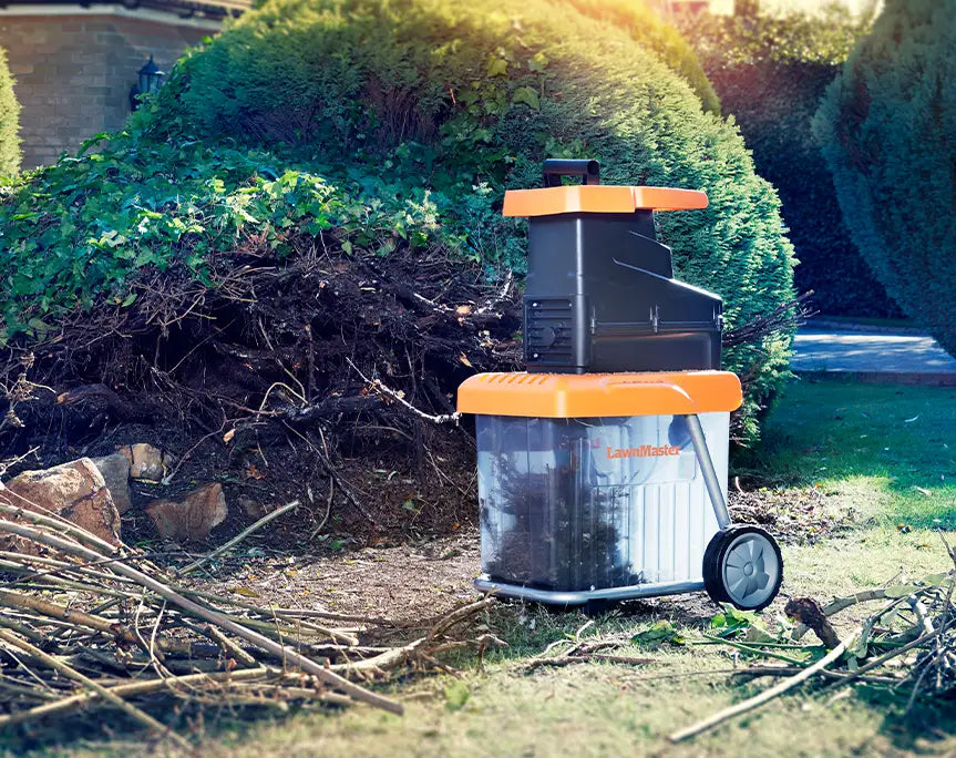 LawnMaster Quiet Shredder in an Irish Garden with a 2 Year Guarantee