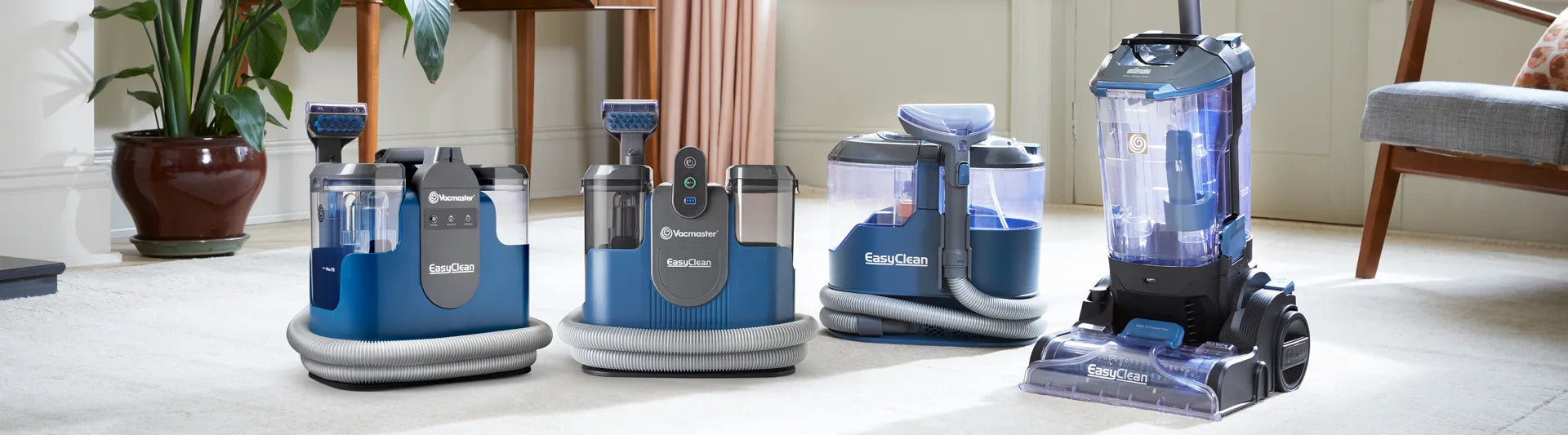 EasyClean carpet cleaner Range from Vacmaster