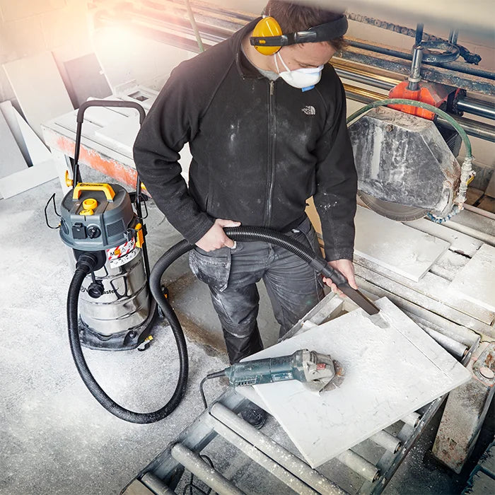 Vacmaster 38L Dust Extractor on an Irish worksite