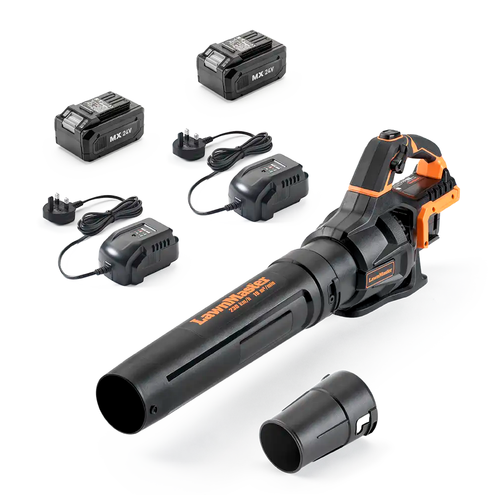 In the box LawnMaster 48V Axial leaf blower