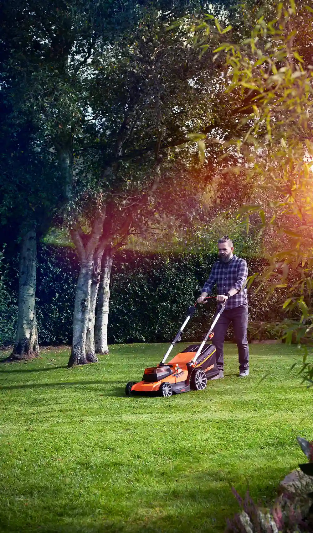 Cordless Lawn Mower CLMF4846A-01 on Ireland Garden