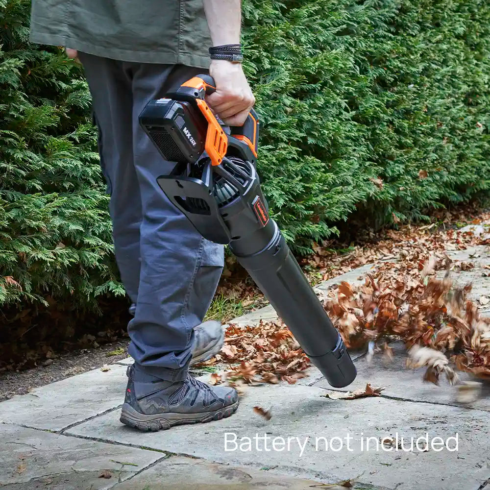 LawnMaster MX 24V Axial Cordless Leaf Blower | Battery Not Included