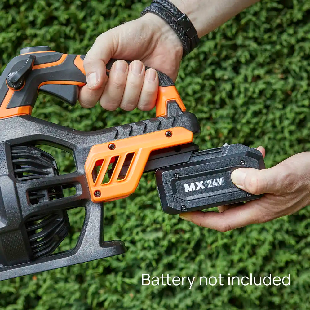LawnMaster MX 24V Cordless Leaf Blower Adjustable Speed
