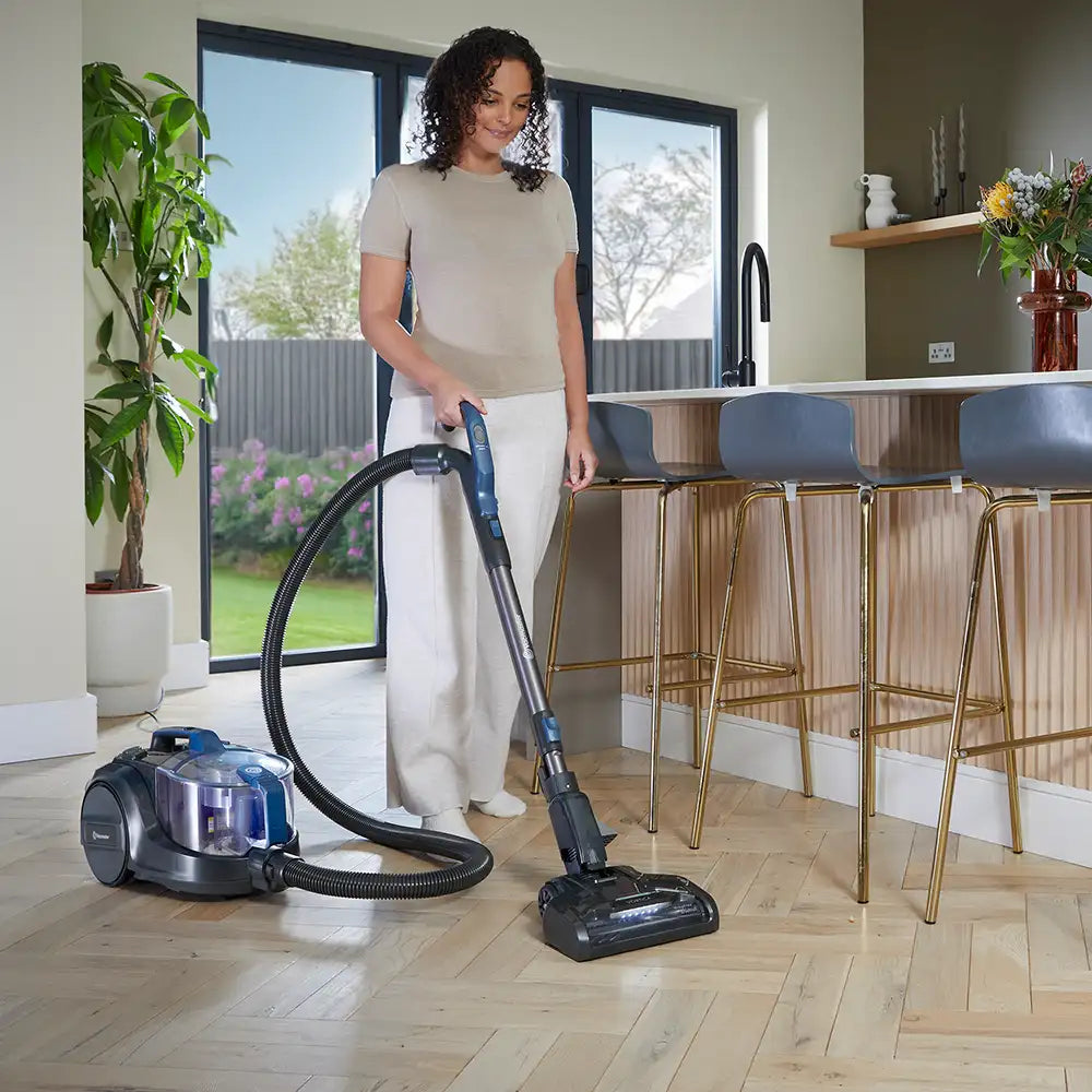 CC0201EHUK Vacmaster Vortica Cylinder Vacuum Cleaner in an Irish kitchen