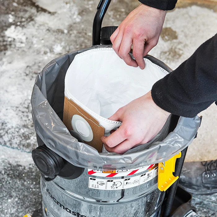 Vacmaster Fine Filtration Dust Bags in a Dust Extractor