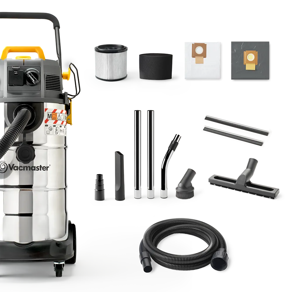 Vacmaster M38 M Class Wet and Dry Dust Extractor for industrial use in box