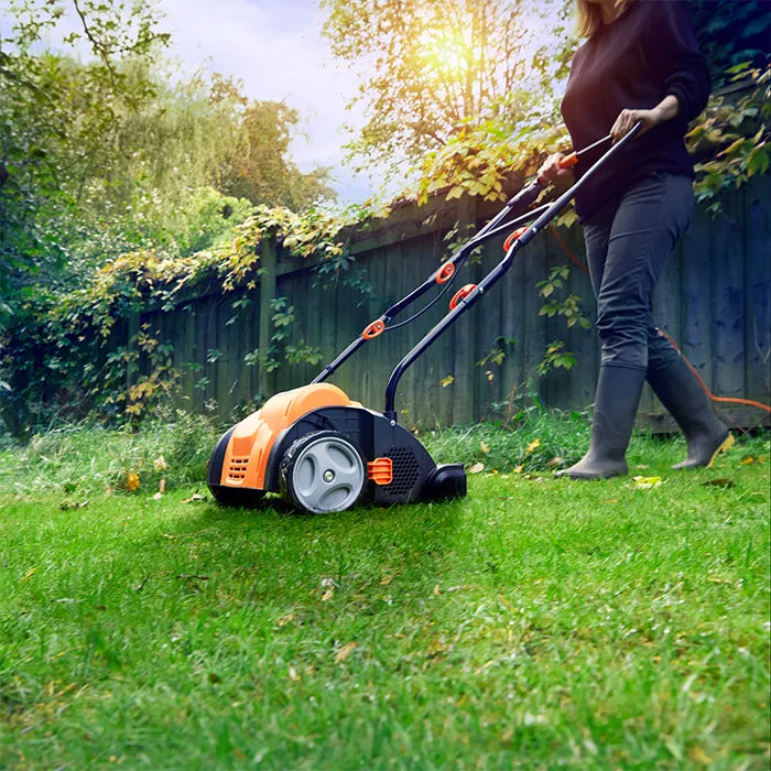 LawnMaster Scarifier on a Healthy Irish Lawn