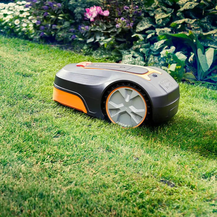 LawnMaster L10 Robot Mower on a 35% Slope