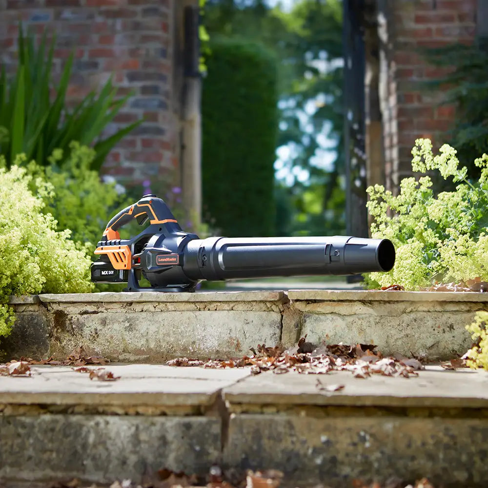 CLBL2407-01 24V Cordless Blower in a Garden in Ireland