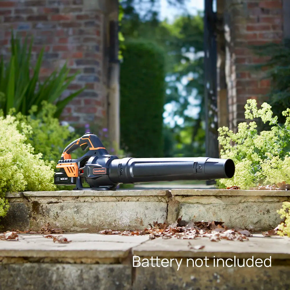 CLBL2407-01-BARE 24V Cordless Blower On in a Garden