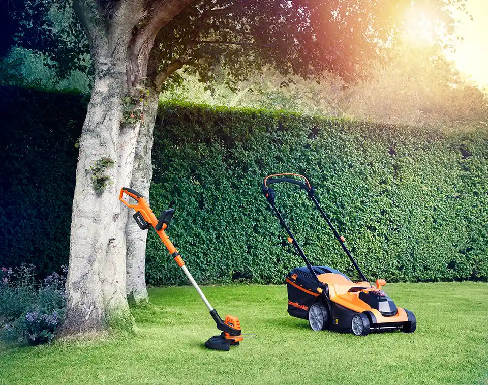 LawnMaster Garden Sets 34cm Mower and Trimmer Set