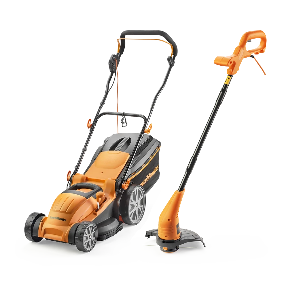 LawnMaster 1800W 40cm Electric Lawnmower and 25cm Grass Trimmer COMBO Ireland