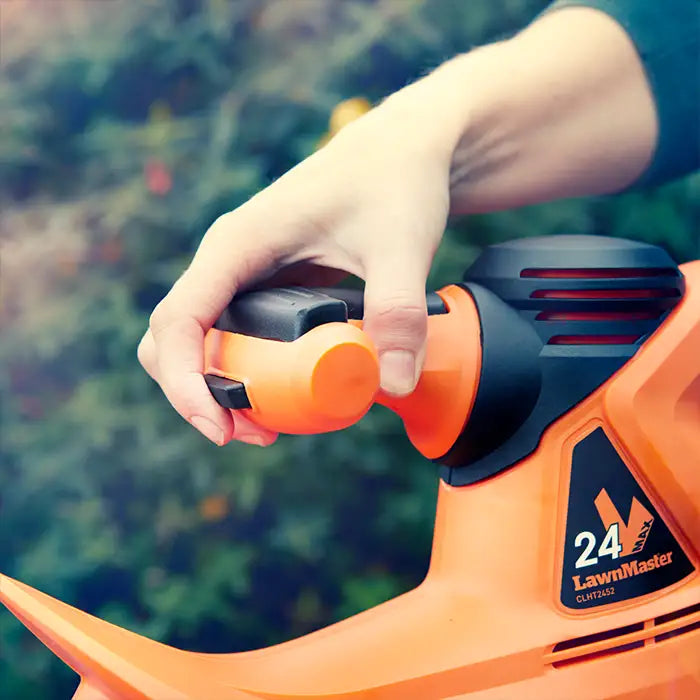LawnMaster Hedge Trimmer with Safety Features