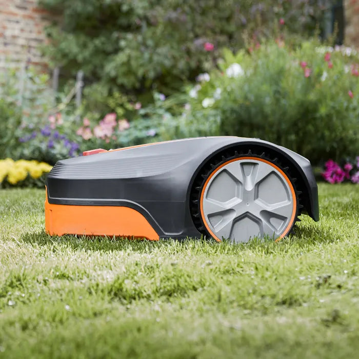 LawnMaster L10 Robot Mower on Irish Grass