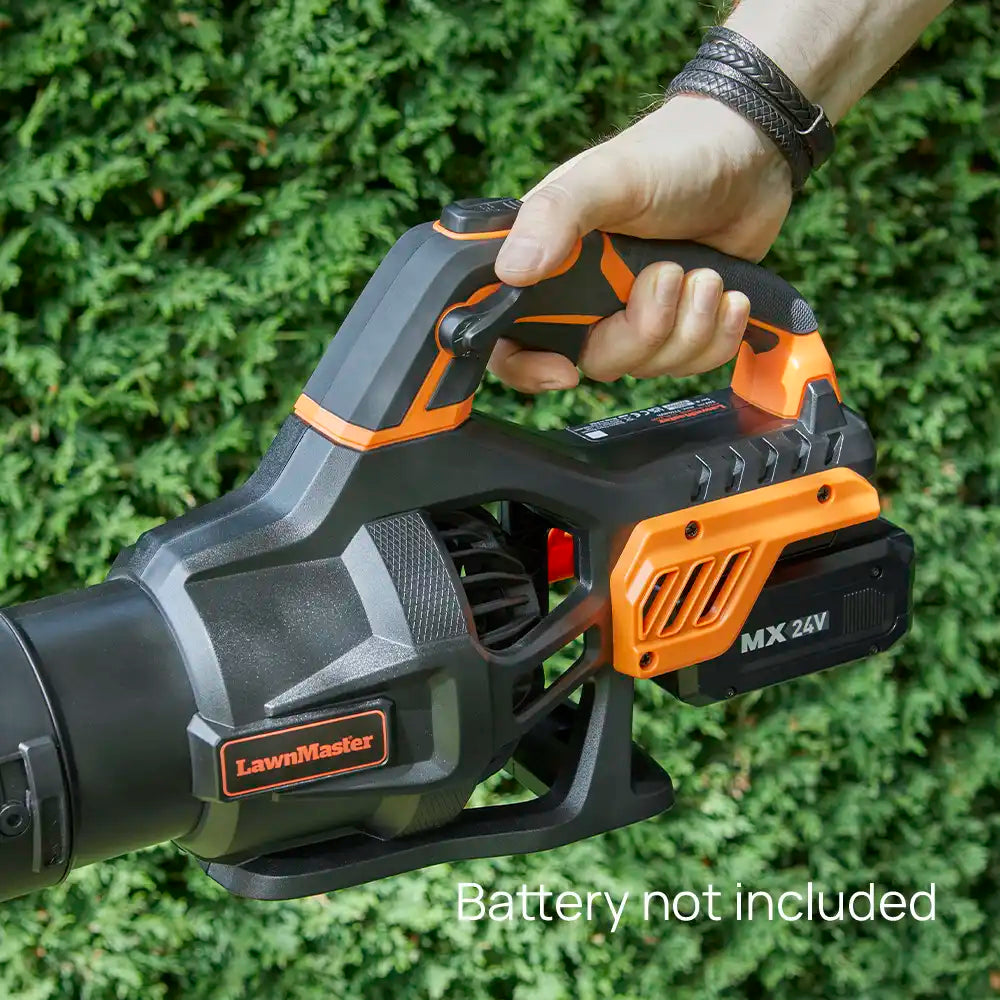 LawnMaster Axial Cordless Leaf Blower with MX 24V Battery