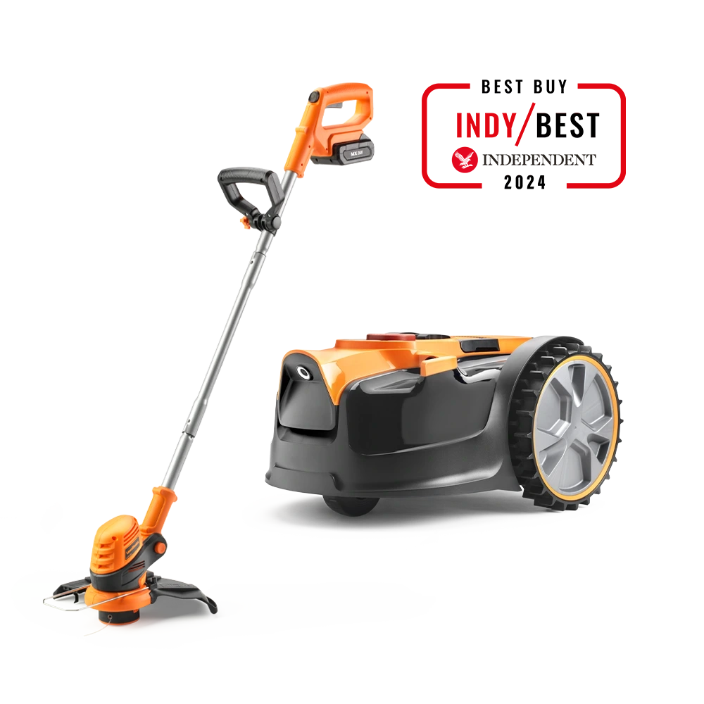 LawnMaster VBRM16 Mower and Grass Trimmer Pack Indy Best