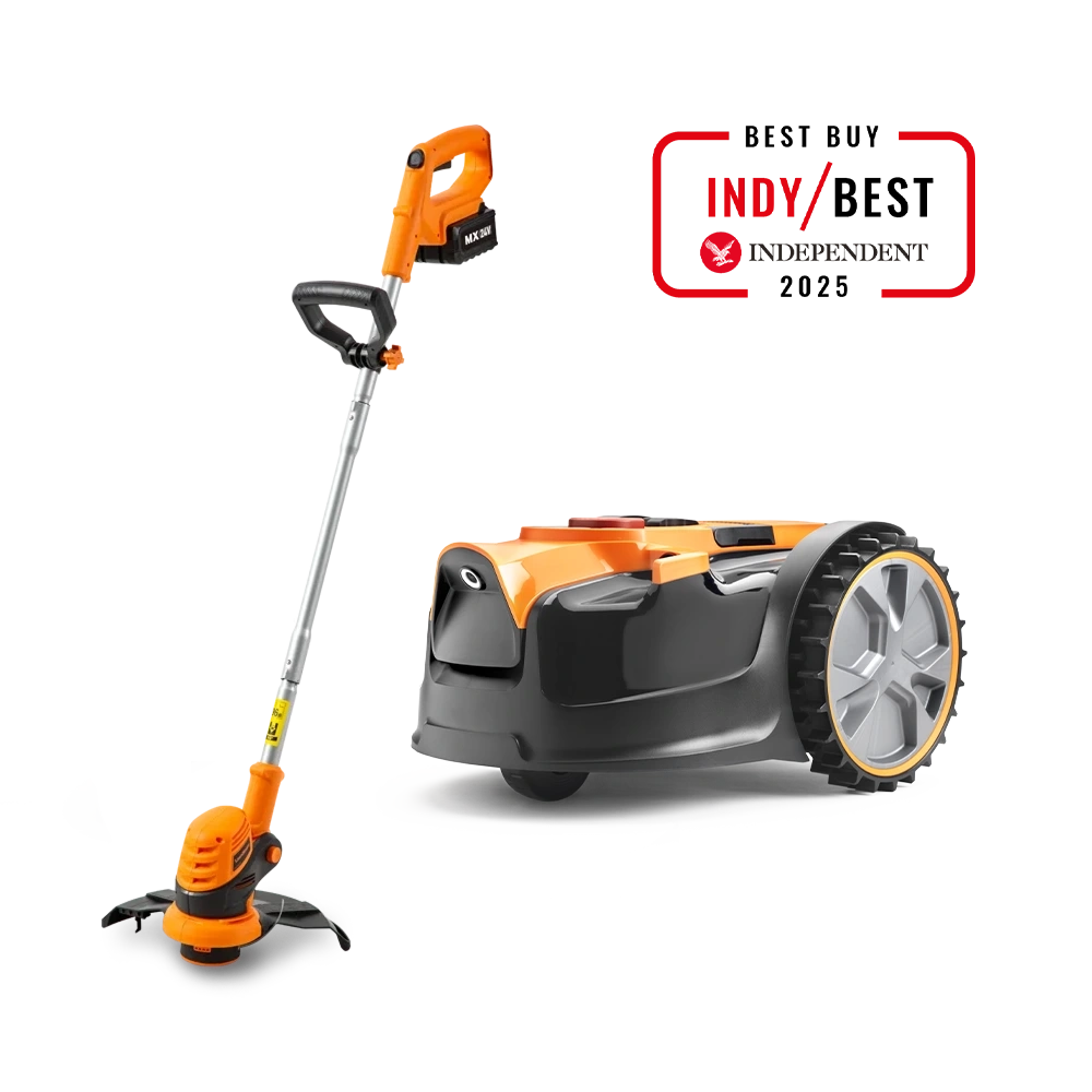 LawnMaster VBRM16 Mower and Grass Trimmer Pack Indy Best