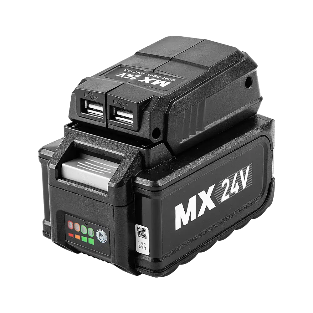 USB Power Bank Adapter for MX 24V and LawnMaster 24V lithium batteries