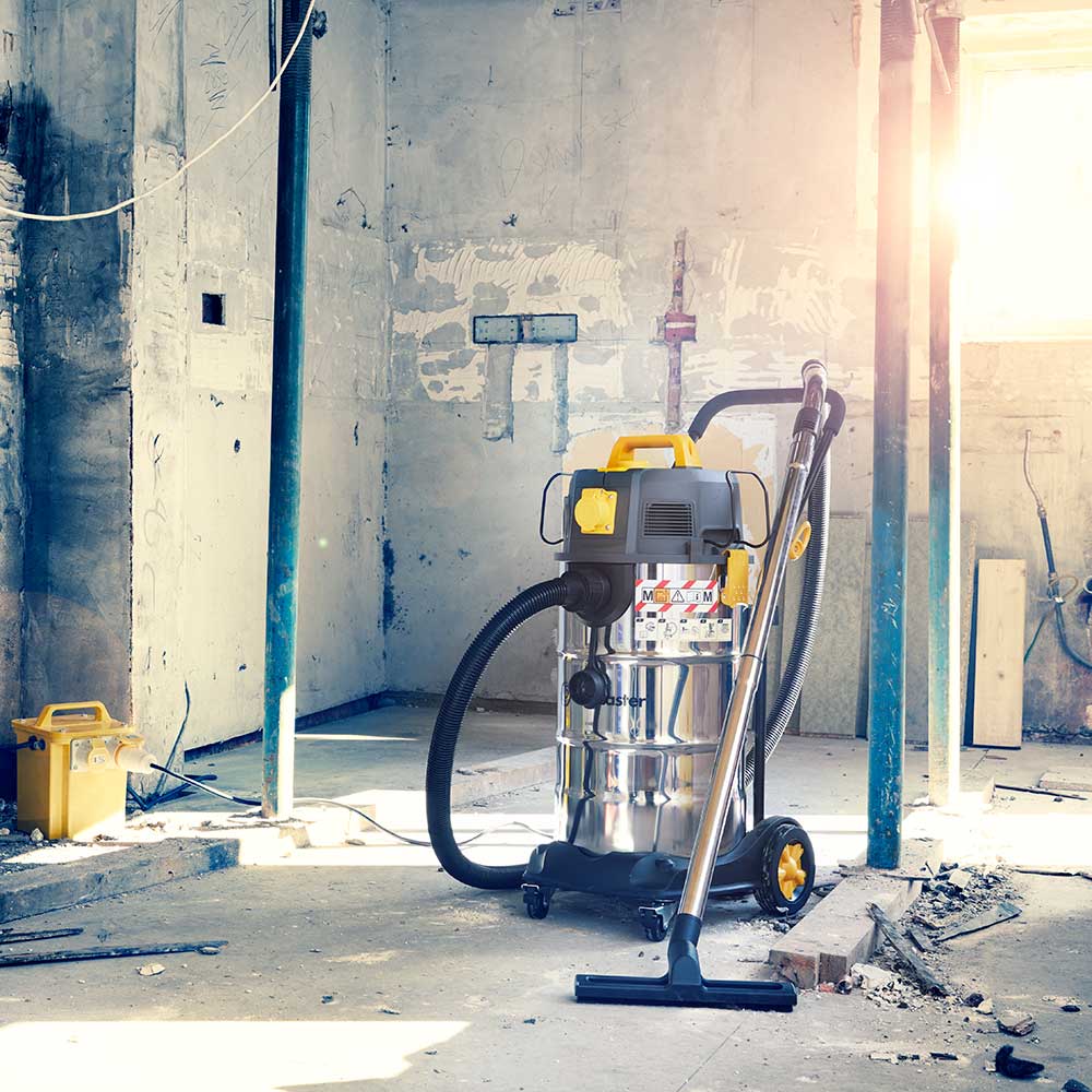 Vacmaster M Class 110V Dust Extractor on Building site in Ireland